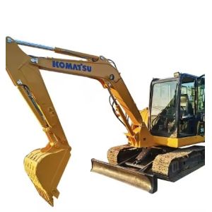 Buy cheap Crawler Used Komatsu Pc 56-7 Excavator Yellow from wholesalers