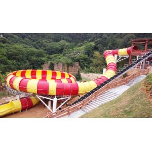 Buy cheap High Speed Fiberglass Water Slides for Adventure Amusement Waterpark from wholesalers