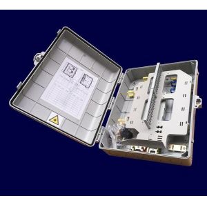 Buy cheap 48 Core Plastic Wall Mounted Distribution Box 420*320*125mm Fiber Optic Box from wholesalers