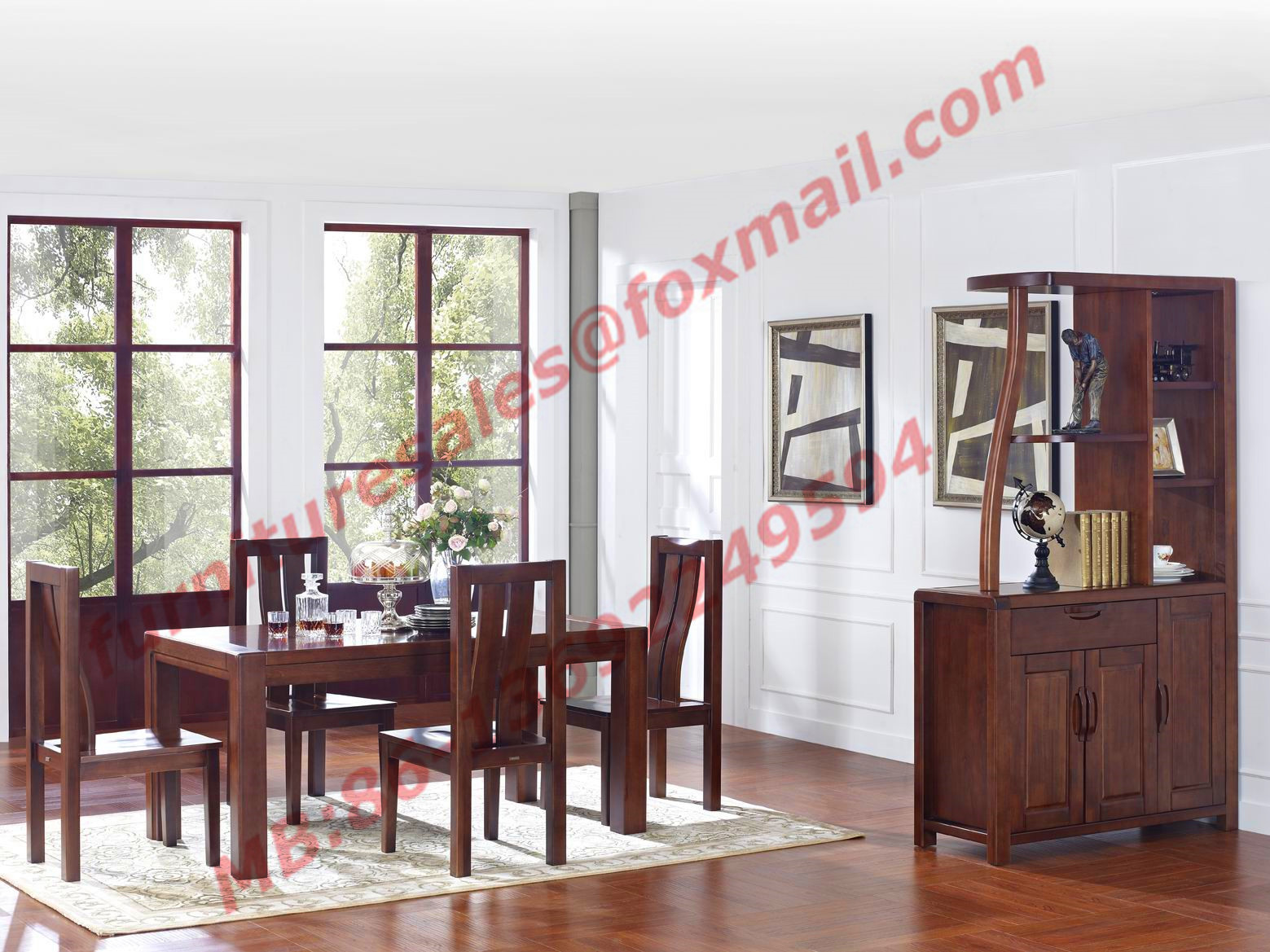 Buy cheap Rectangular Table made by Solid Wooden in Dining Room Set from wholesalers