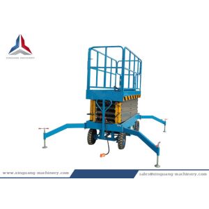 Buy cheap Battery Power Mobile Hydraulic Scissor Lift with 10m Platform Height from wholesalers