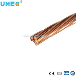 Bare Insulation Material Copper Conductor 4AWG for ASTM Standard Soft Medium Hard Drawn