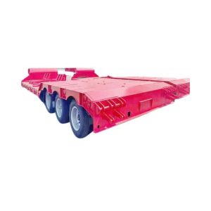 Buy cheap Easy Oversized Loading Heavy Equipment Lowbed Trailer with Hydraulic Ramps from wholesalers