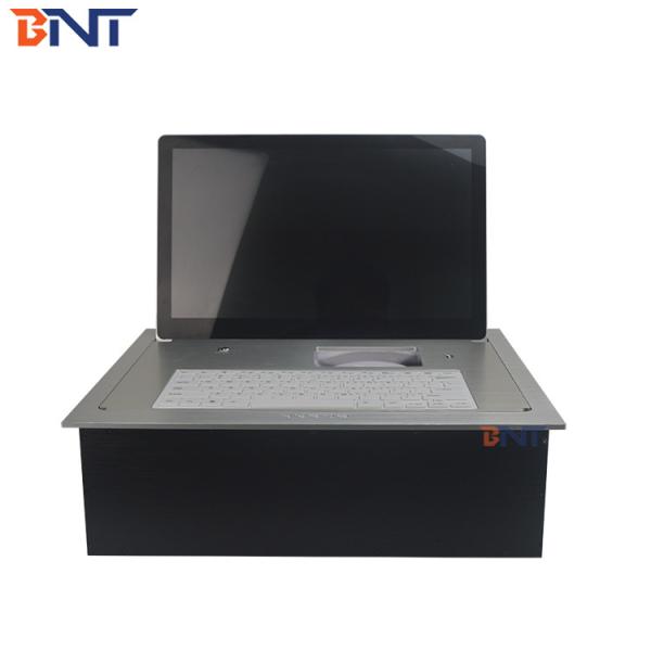 Quality Keyboard Motorized Monitor Lift Aluminum Alloy Brushed With 19" FHD Screen for sale