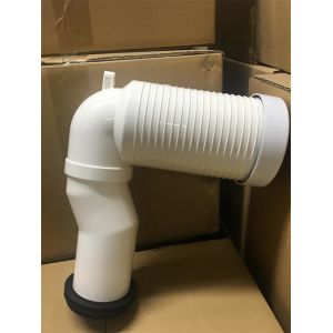 Buy cheap 3mm Thickness Toilet Pan Connector PVC Water Fitting Corrosion Resistance from wholesalers