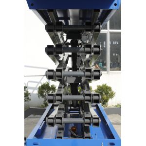 Buy cheap 12M Mobile Scissor Lift With Pulling Device from wholesalers