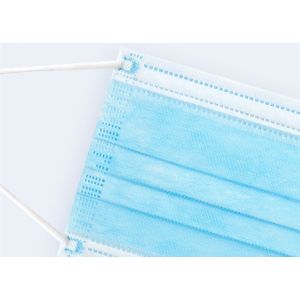 3 Ply Protective Surgical Breathing Face Masks For Germ Protection