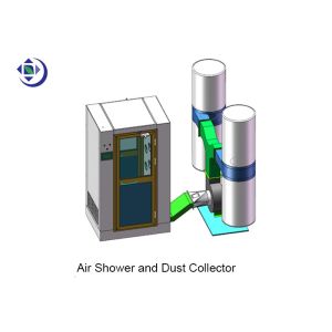 Buy cheap 2 Side Blowing Powder Mill Air Shower With Dust Collector from wholesalers