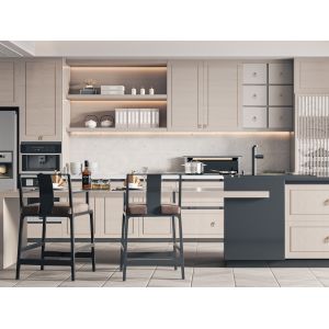 Buy cheap Custom Modular Kitchen Cabinet with Quartz Countertop from wholesalers