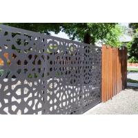 Buy cheap Villa Garden Decoration Powder Coated Laser Cut Screen Aluminum Garden Fence product