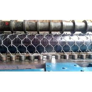 Buy cheap Galvanized iron 2 Twist 3 Cross Hexagonal Gabion Making Machine from wholesalers