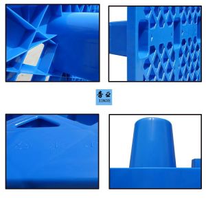 Buy cheap Forklift Pallet Blue Plastic Platform Plate Forklift Truck Plate Moisture-Proof Plastic Mesh Bulkhead Tray. from wholesalers