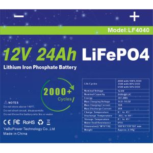 Buy cheap 24Ah 12v Lifepo4 Battery Cells Lithium IP55 Waterproof from wholesalers