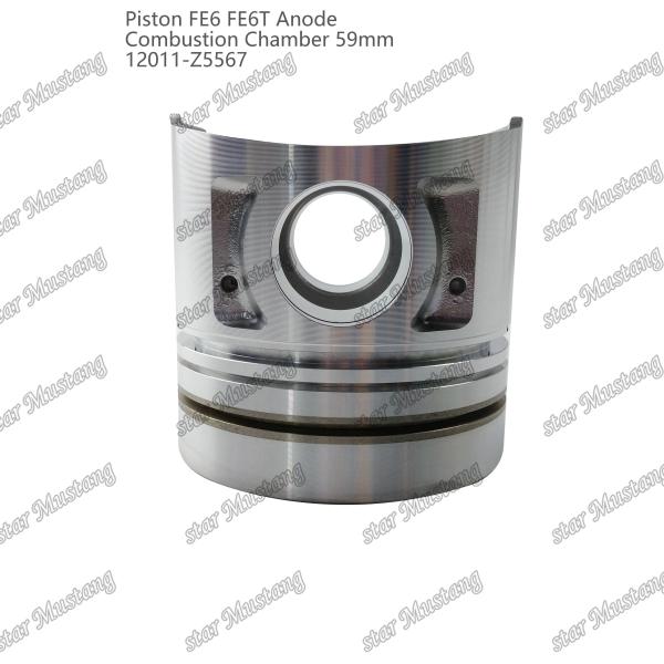 FE6 FE6T Engine Piston Chamber Size 59mm 3x2x4mm 12011-Z5567 For Nissan Engine Spare Parts