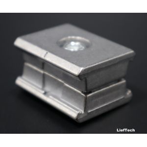 Buy cheap Screw Connection Aluminium Pipe Connectors parallel joint environmentally friendly from wholesalers