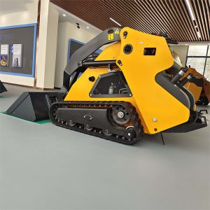 Full Hydraulic Pile Pulling Mini Track Loader Earth Auger Hydraulic Skid Steer