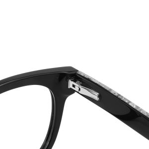 Chic Round Acetate Sunglasses Interchangeable Lenses UV Hand Crafted Eyewear