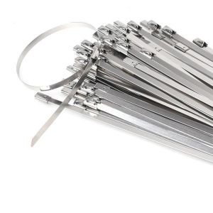 Buy cheap Ball Locking Stainless Steel Cable Ties 360mm x 4.6mm from wholesalers