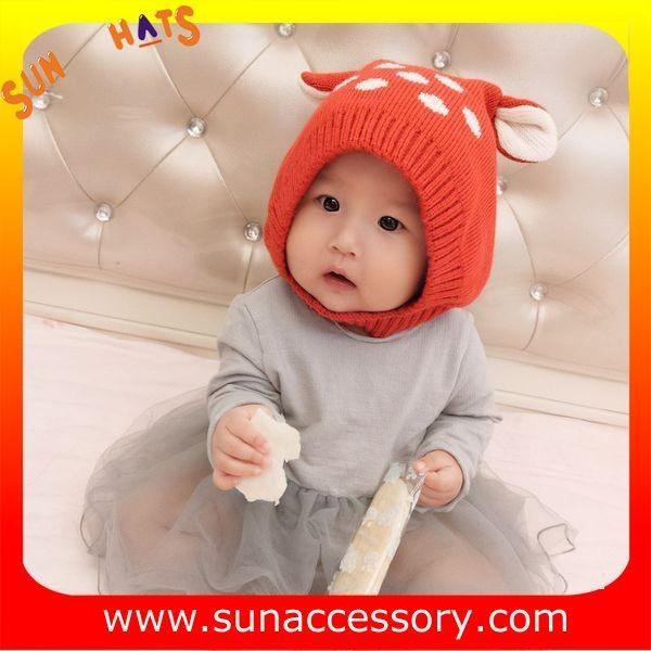 Buy cheap AK17022 Sun Accessory customized wholesale baby kids knitted beanie caps and hats ,caps in stock MOQ only 3 pcs from wholesalers