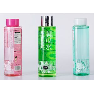 China 400ml Translucent Portable Plastic Cosmetic Bottles Empty With Spray Pump on sale