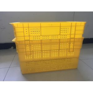 Buy cheap 600*400mm Fruit And Vegetable Plastic Crates Stackable Turnover Distribution from wholesalers