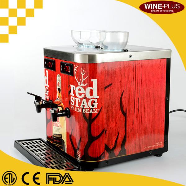 Quality Double Tank Chilled Shot Dispenser 200W For Bars / Family Gathering for sale