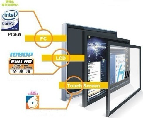 Buy cheap 55 Inch Touchscreen All In One Pc With Tv Video Meeting Games Play Function from wholesalers