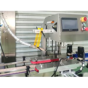 Buy cheap Automatic Cap Feeder Applicator Trigger Spray Bottle Pump Spindle Lidding Capping Machine from wholesalers