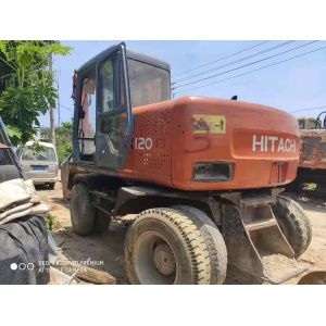 Strong Power EX100 10T Wheeled Used Hitachi Excavator