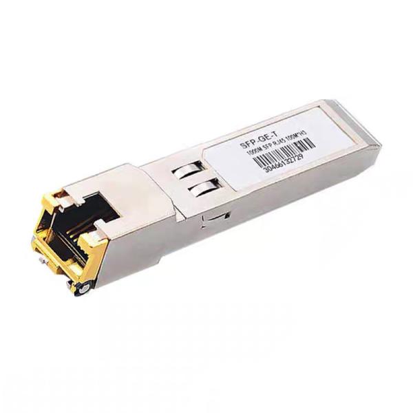 Quality SFP-GE-T 100m SFP Fiber Optic Transceiver Module RJ45 1GE Copper 1.25G for sale