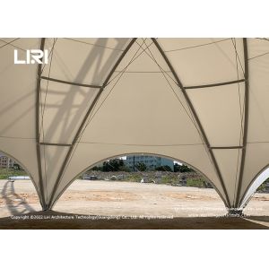 Buy cheap Aluminum Pvc Event Hall Tents Geodesic Crossover And Hexadome House Tents from wholesalers
