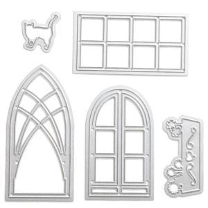 Buy cheap DIY dog lace cutter Lace windows Scrapbook Die house 3935 from wholesalers