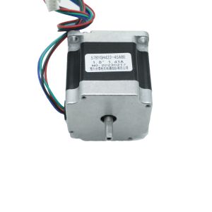 Buy cheap Nema23 57mm Double Output Shaft Hybrid Stepper Motor 1.41A 5.07V 1.25N.M from wholesalers