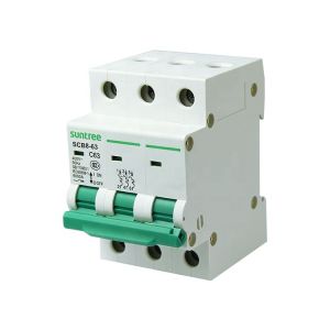 Buy cheap 3 Pole 40A Electrical SCB8-63 MCB Circuit Breakers from wholesalers
