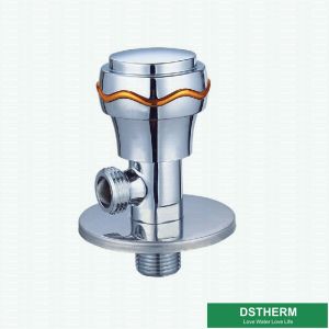Buy cheap Chromed Wall Mounted Kitchen Basin Water Stop Round Handle Quick Open Bathroom Cock Valve Brass Angle Valve from wholesalers