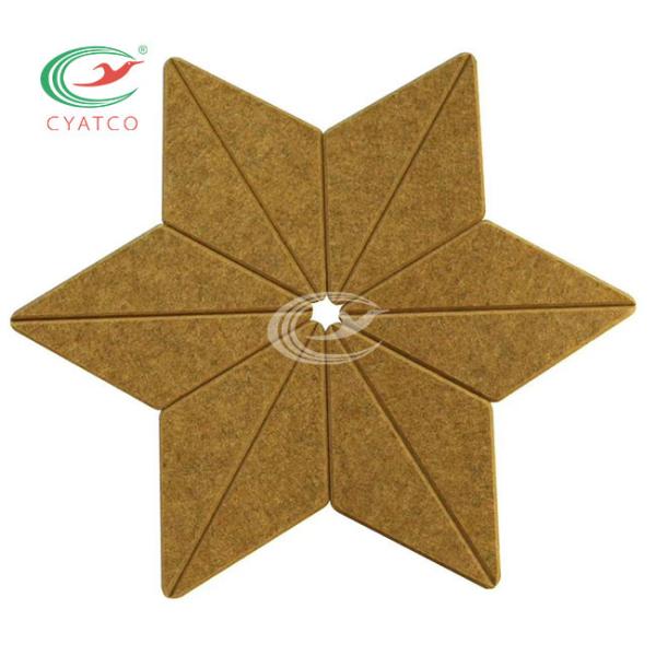 Buy cheap Carved Felt PET Acoustic Board Lightweight Mildewproof Sound Absorption from wholesalers