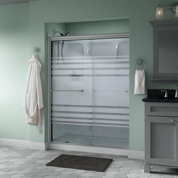 Quality White Black Shower Tempered Glass Silk Printing Flat and Curved A11 for sale