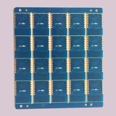 Quality Lightweight Blue Double Sided PCB Board HASL Surface Finish Customized Service for sale