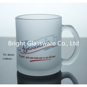 Buy cheap custom glass beer mug with decal prainting sale from wholesalers