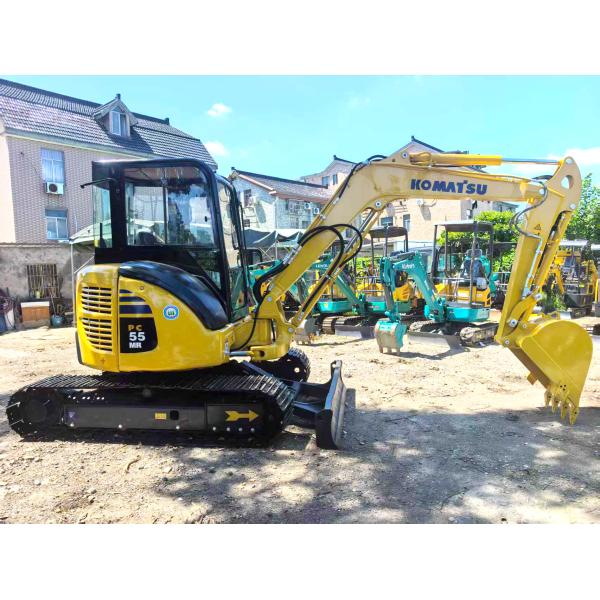 Buy cheap 2022 used Komatsu PC55 mini excavator, 5.5 tons | Zero tail swing | Used mini excavator | 2000 hours | 1-year warranty from wholesalers