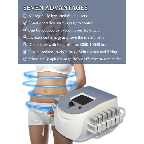 Quality 130mw Lipo Light Body Sculpting Machine 12 Laser Pads 360 Cellulite Remover Equipment for sale