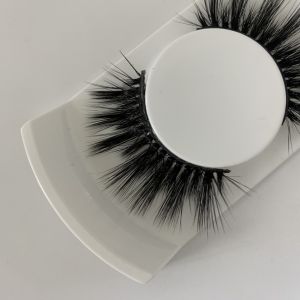 Buy cheap Flexible Natural 3d Lashes Korean Silk Material With Clear Band Handmade Craft from wholesalers