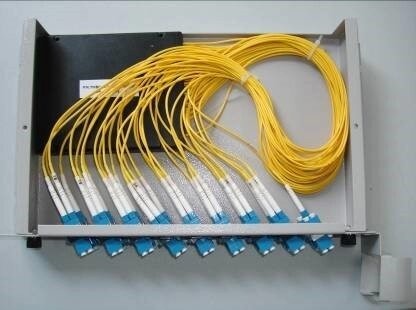 Buy cheap FTTx Frame Type Fiber Optic Splitter PLC 1:N 2:N With SC UPC Connectors from wholesalers