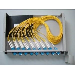 Buy cheap FTTx Frame Type Fiber Optic Splitter PLC 1:N 2:N With SC UPC Connectors from wholesalers