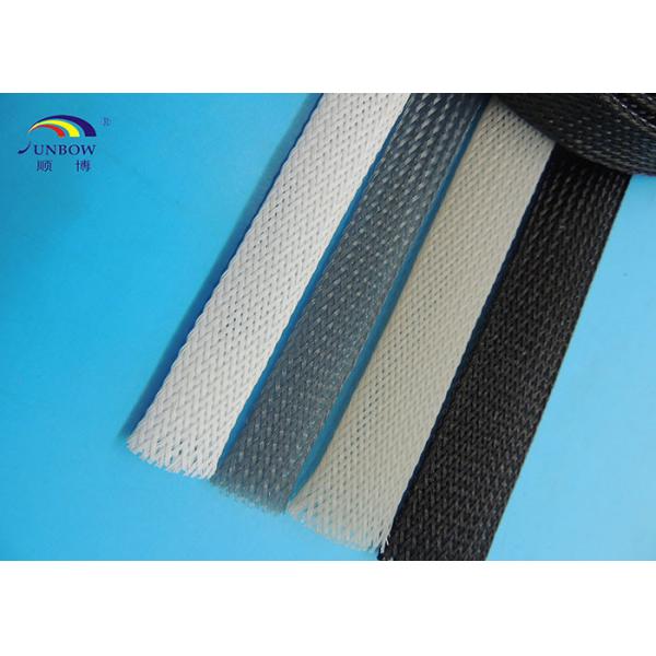 Quality Polyester monafilament Black expandable braided cable sleevings for sale