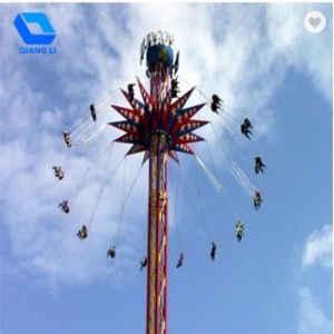 Buy cheap Commercial Amusement Park Thrill Rides Capacity Customized Flying Tower Rides from wholesalers