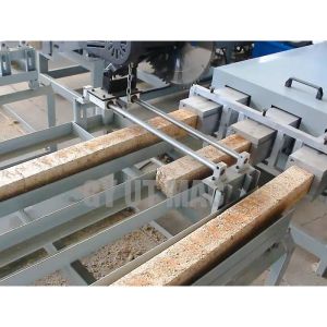 American Wood Pallet Making Production Line with Pallet Feet Block Press Machine