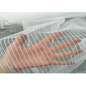 Static Knitted Vegetable Garden Netting , 30gsm - 100gsm Hail Protection Net