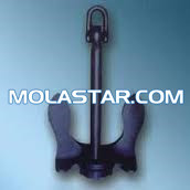 Molastar New Design Baldt Stockless Steel Boat Anchors For Sale Marine Ship