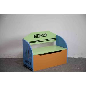 Buy cheap W60CM Crayon Pattern MDF Wooden Kids Toy Chest from wholesalers